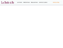 Tablet Screenshot of laboiteare.fr